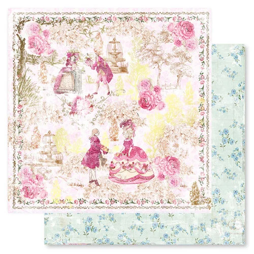 Prima - Avec Amour Collection - 12 x 12 Double Sided Paper
