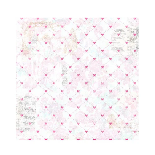 Prima - Avec Amour Collection - 12 x 12 Double Sided Paper - Together Forever 3 Prima - Avec Amour Collection - 12 x 12 Double Sided Paper - Together Forever
