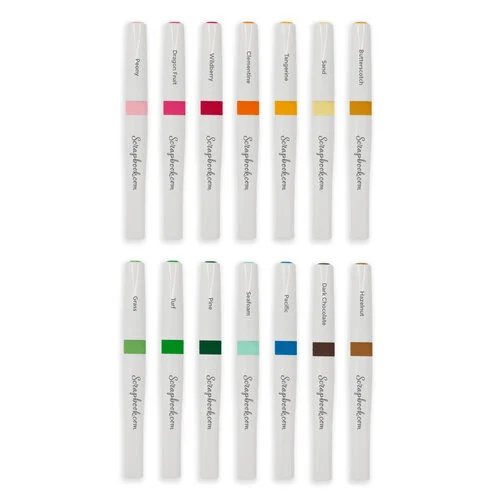 Scrapbook.com - Lustre Brush Marker Bundle - Complete Collection - 14 Pack