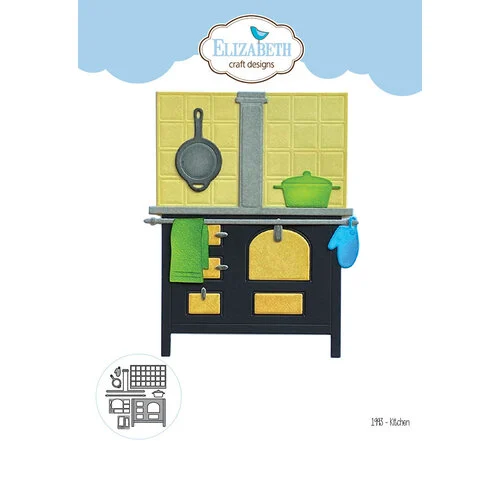 Elizabeth Craft Designs - Cozy and Warm Collection - Christmas - Dies - Kitchen 1 Elizabeth Craft Designs - Cozy and Warm Collection - Christmas - Dies - Kitchen
