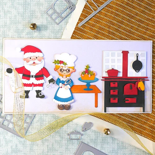 Elizabeth Craft Designs - Cozy and Warm Collection - Christmas - Dies - Kitchen 5 Elizabeth Craft Designs - Cozy and Warm Collection - Christmas - Dies - Kitchen