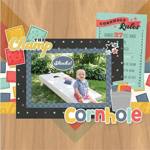 Simple Stories - Cornhole Collection - 12 x 12 Collection Kit