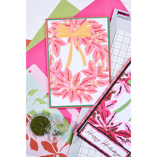 Sizzix - Stacey Park - Stencils - A Wreath in Time 11 Sizzix - Stacey Park - Stencils - A Wreath in Time