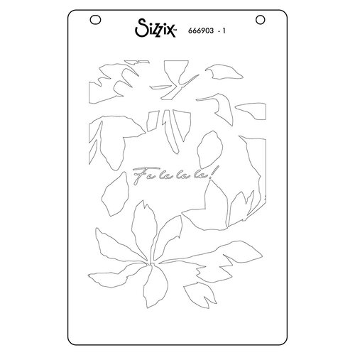 Sizzix - Stacey Park - Stencils - A Wreath in Time 3 Sizzix - Stacey Park - Stencils - A Wreath in Time