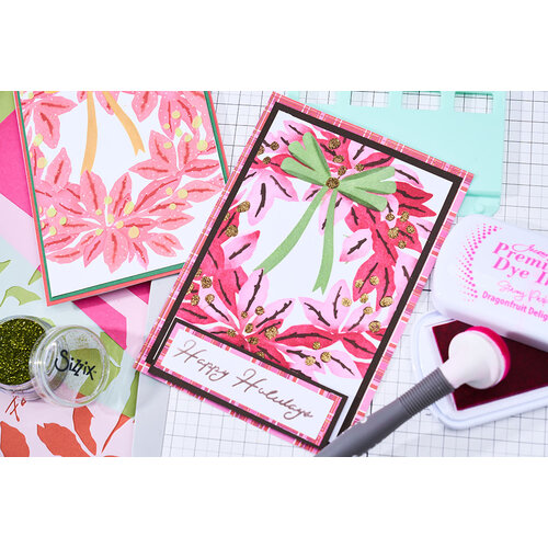 Sizzix - Stacey Park - Stencils - A Wreath in Time 7 Sizzix - Stacey Park - Stencils - A Wreath in Time