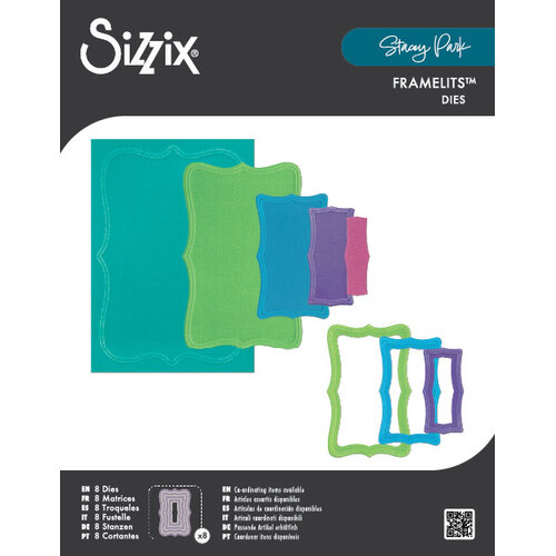Sizzix - Stacey Park - Framelits Dies - Reversed Doris Dotted Top Note 1 Sizzix - Stacey Park - Framelits Dies - Reversed Doris Dotted Top Note
