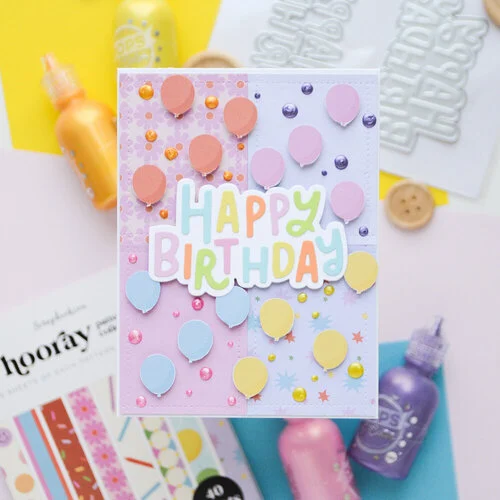 Scrapbook.com - Hooray - Patterned Cardstock Paper Pad - Double Sided - A2 - 4.25 x 5.5 - 40 Sheets 18 Scrapbook.com - Hooray - Patterned Cardstock Paper Pad - Double Sided - A2 - 4.25 x 5.5 - 40 Sheets