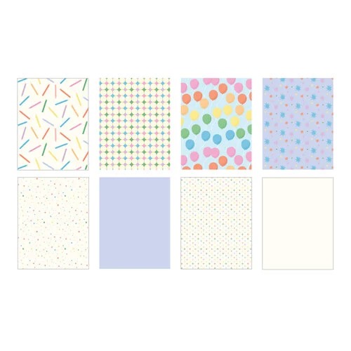 Scrapbook.com - Hooray - Patterned Cardstock Paper Pad - Double Sided - A2 - 4.25 x 5.5 - 40 Sheets 3 Scrapbook.com - Hooray - Patterned Cardstock Paper Pad - Double Sided - A2 - 4.25 x 5.5 - 40 Sheets