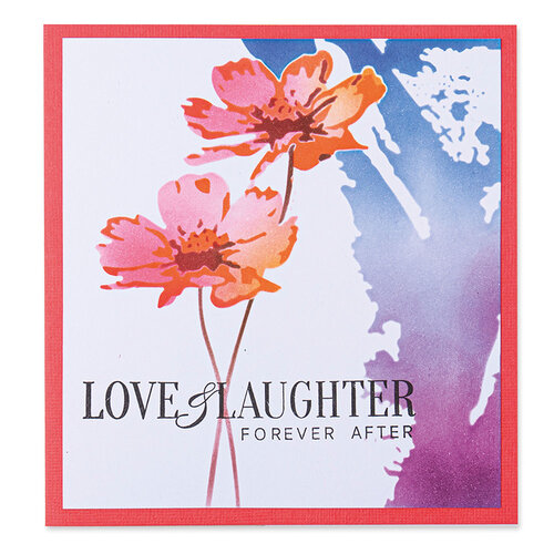 Sizzix - Layered Stencils - Flowers - 4 Pack 2 Sizzix - Layered Stencils - Flowers - 4 Pack