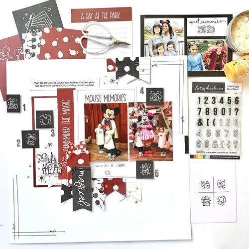 Scrapbook.com - Simple Scrapbooks - Cards - Magical Theme Park - 14 Cards 4 Scrapbook.com - Simple Scrapbooks - Cards - Magical Theme Park - 14 Cards