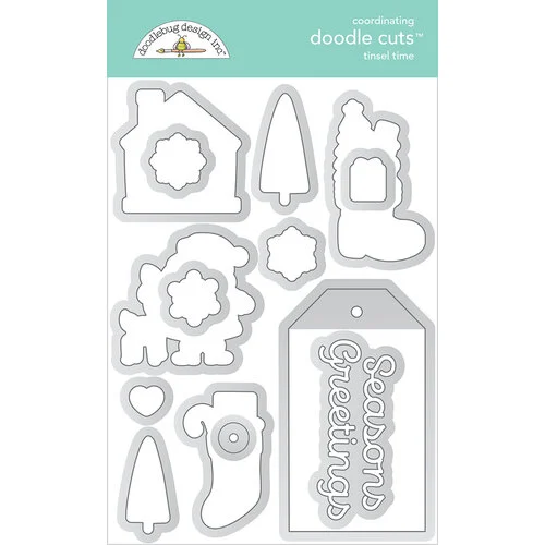 Doodlebug Design - Tinsel Time Collection - Doodle Cuts - Metal Dies 1 Doodlebug Design - Tinsel Time Collection - Doodle Cuts - Metal Dies