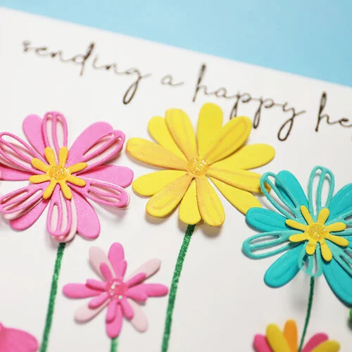 Scrapbook.com - Decorative Die Set - Hello Bloom