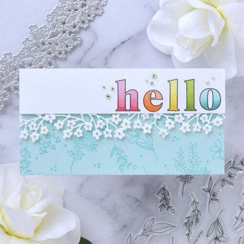 Scrapbook.com - Decorative Die Set - Floral and Flutter Bundle 4 Scrapbook.com - Decorative Die Set - Floral and Flutter Bundle