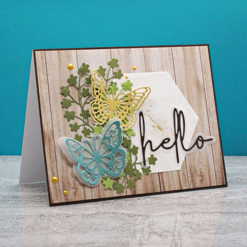 Scrapbook.com - Decorative Die Set - Floral and Flutter Bundle 5 Scrapbook.com - Decorative Die Set - Floral and Flutter Bundle