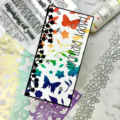 Scrapbook.com - Decorative Die Set - Floral and Flutter Bundle 7 Scrapbook.com - Decorative Die Set - Floral and Flutter Bundle