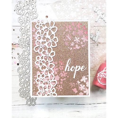 Scrapbook.com - Decorative Die Set - Floral and Flutter Bundle 9 Scrapbook.com - Decorative Die Set - Floral and Flutter Bundle
