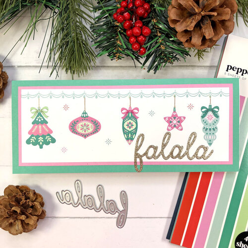 Scrapbook.com - Peppermint Holiday - Rub-On Transfers - 6x8 - 2 Sheets