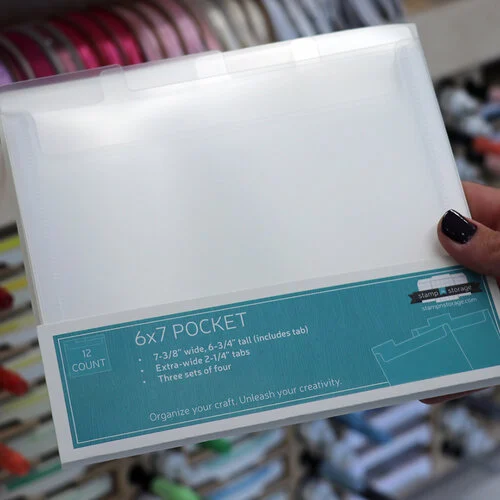 Stamp N Storage - 6 x 7 Storage Pocket - 12 Pack