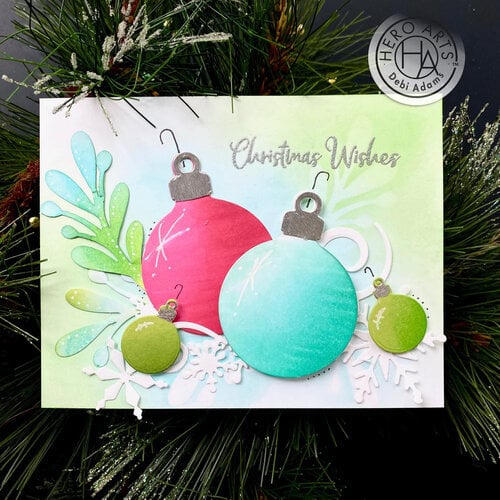 Hero Arts - Christmas - Infinity Dies - Bulb Ornament