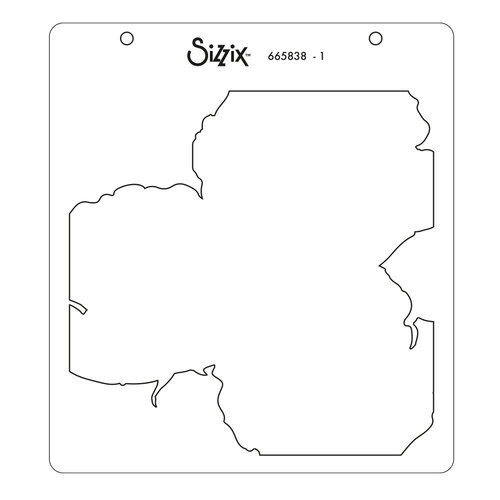 Sizzix - Layered Stencils - Peony - 4 Pack