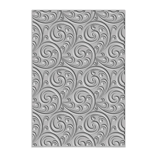 Sizzix - 3D Textured Impressions - Embossing Folder - Ornamental Spiral