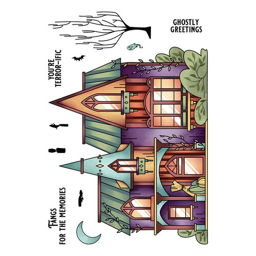 LDRS Creative - Clear Photopolymer Stamps - Haunted Mansion