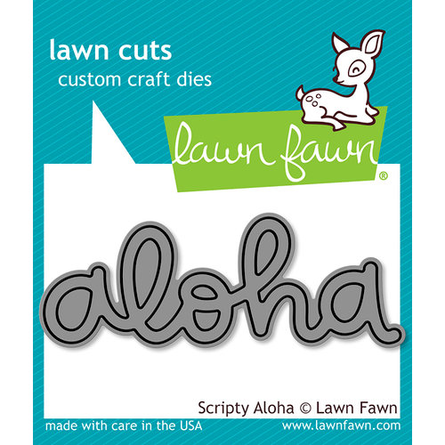 Lawn Fawn - Lawn Cuts - Dies - Scripty Aloha 1 Lawn Fawn - Lawn Cuts - Dies - Scripty Aloha