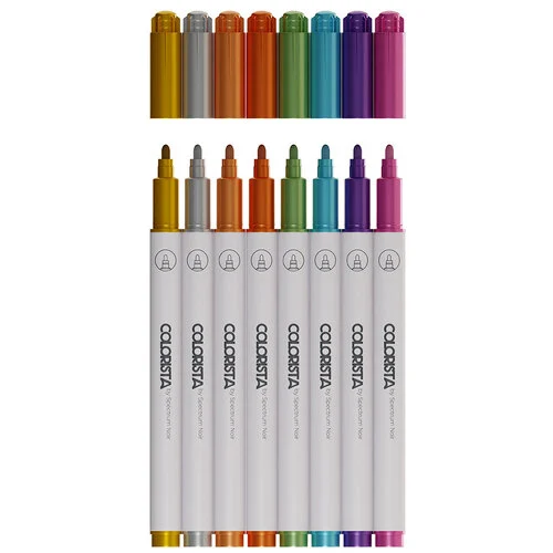Colorista - Metallic Markers - Essential Metallics - 8 Piece Set