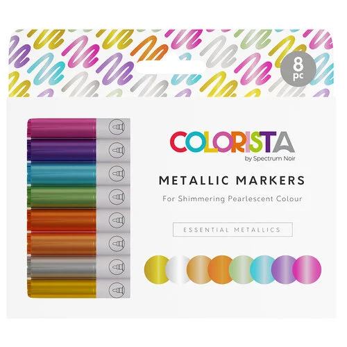 Colorista - Metallic Markers - Essential Metallics - 8 Piece Set 7 Colorista - Metallic Markers - Essential Metallics - 8 Piece Set