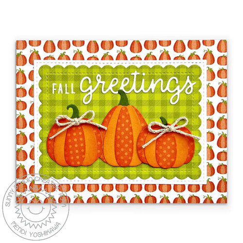 Sunny Studio Stamps - Halloween - Sunny Snippets - Craft Dies - Pumpkin Patch