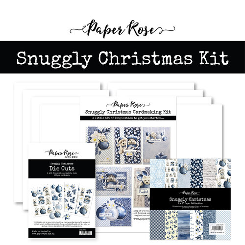 Paper Rose - Cardmaking Kit - Snuggly Christmas 1 Paper Rose - Cardmaking Kit - Snuggly Christmas