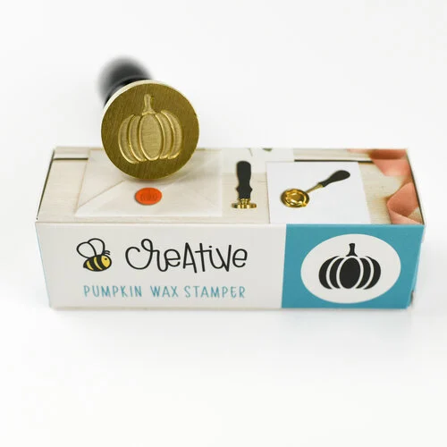 Honey Bee Stamps - Spooktacular Collection - Halloween - Bee Creative - Wax Stamper - Pumpkin