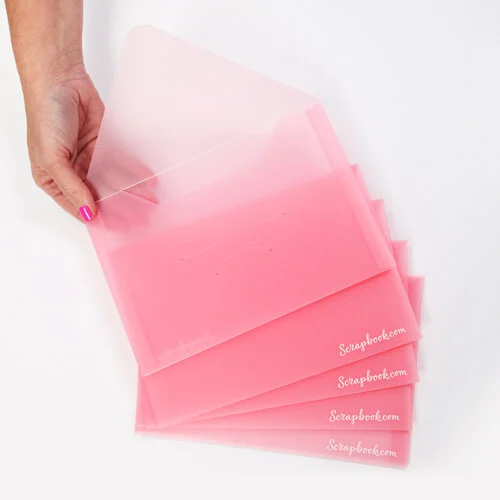 Scrapbook.com - Craft Room Basics - Medium Envelope Organizer - includes 15 Medium Envelopes - Pink Bundle 3 Scrapbook.com - Craft Room Basics - Medium Envelope Organizer - includes 15 Medium Envelopes - Pink Bundle