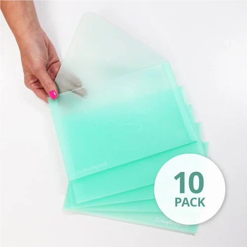 Scrapbook.com - Mint Storage Envelopes - Plastic - 6 x 8.75 - Medium - 10 Pack 1 Scrapbook.com - Mint Storage Envelopes - Plastic - 6 x 8.75 - Medium - 10 Pack