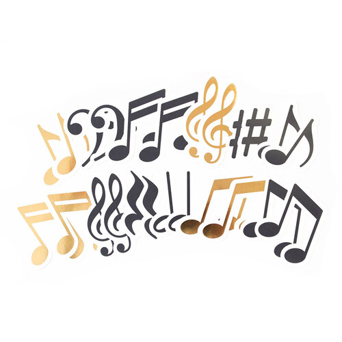 Paper House Productions - Die Cut Sticker Pack - Music Notes 3 Paper House Productions - Die Cut Sticker Pack - Music Notes