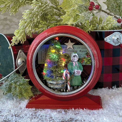 Idea-ology - Tim Holtz - Christmas - Curio Clock