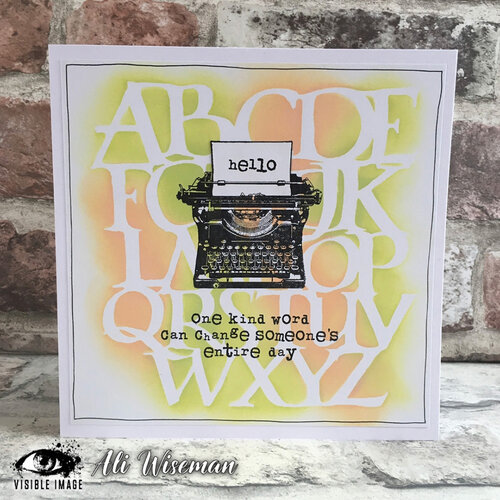 Visible Image - 6 x 6 Stencil - A to Z 3 Visible Image - 6 x 6 Stencil - A to Z