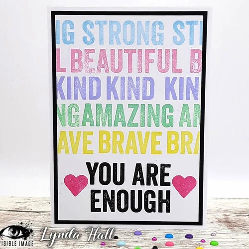 Visible Image - Clear Photopolymer Stamps - Bold Enough 2 Visible Image - Clear Photopolymer Stamps - Bold Enough