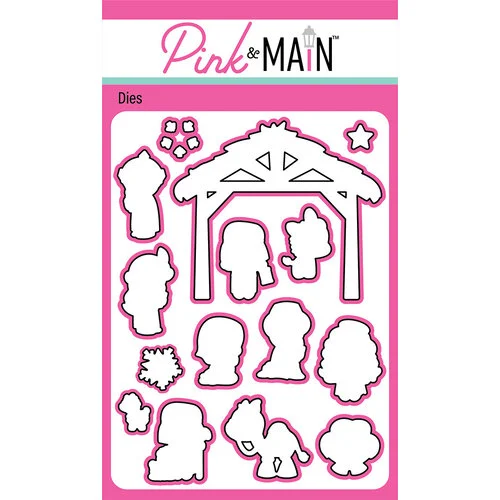 Pink and Main - Christmas - Dies - Nativity