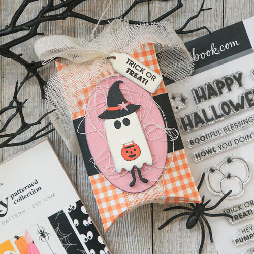 Scrapbook.com - Decorative Die Set - Build and Layer - Ghost
