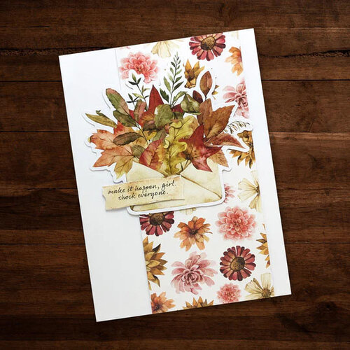 Paper Rose - Die Cuts - Autumn Bouquet