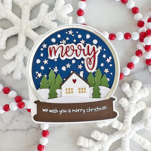 Trinity Stamps - Christmas - Dies - Snowglobe Card