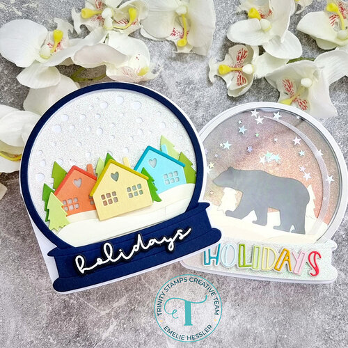 Trinity Stamps - Christmas - Dies - Snowglobe Card 4 Trinity Stamps - Christmas - Dies - Snowglobe Card