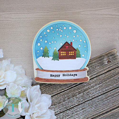 Trinity Stamps - Christmas - Dies - Snowglobe Card 7 Trinity Stamps - Christmas - Dies - Snowglobe Card