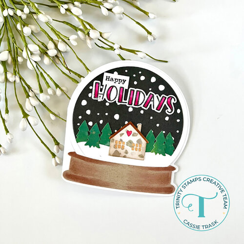 Trinity Stamps - Christmas - Dies - Snowglobe Card 8 Trinity Stamps - Christmas - Dies - Snowglobe Card