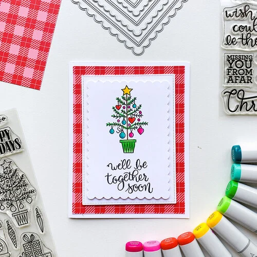 Catherine Pooler Designs - This Christmas Essentials Collection - Dies - Scallops and Dots 5 Catherine Pooler Designs - This Christmas Essentials Collection - Dies - Scallops and Dots