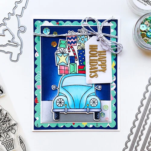 Catherine Pooler Designs - This Christmas Essentials Collection - Dies - Scallops and Dots 7 Catherine Pooler Designs - This Christmas Essentials Collection - Dies - Scallops and Dots