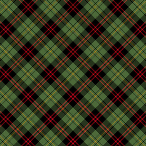 Scrapbook Customs - 6 x 6 Paper Pack - Christmas Plaid