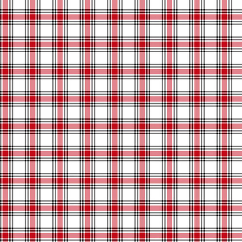 Scrapbook Customs - 6 x 6 Paper Pack - Christmas Plaid