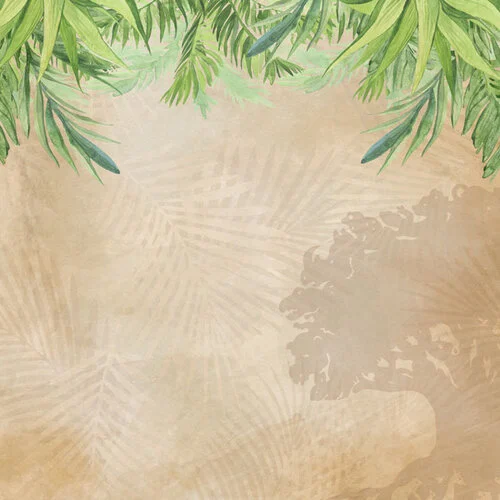 Scrapbook Customs - Magical Collection - 12 x 12 Double Sided Paper - Magical Safari 3 Scrapbook Customs - Magical Collection - 12 x 12 Double Sided Paper - Magical Safari